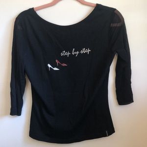 Mesh sleeve top eur 38